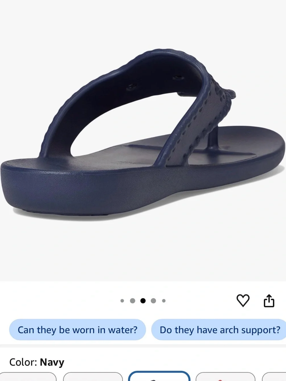 Jack Rogers classic navy